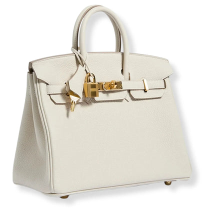 HERMÈS BIRKIN 25 CRAIE TOGO LEATHER BAG