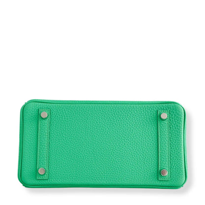HERMÈS BIRKIN 25 VERT COMICS TOGO LEATHER BAG