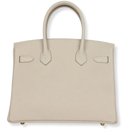 HERMÈS BIRKIN 30 CRAIE TOGO LEATHER BAG