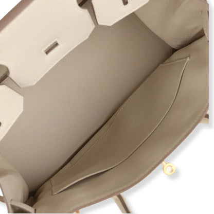 HERMÈS BOLSO BIRKIN 30 CRAIE TOGO DE PIEL