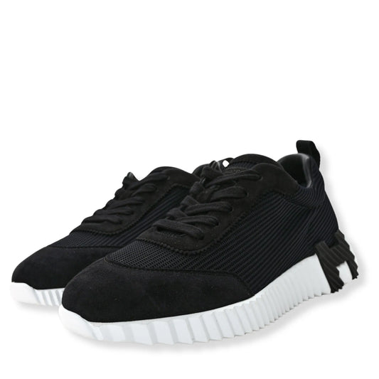 HERMÈS BOUNCING BLACK SNEAKERS