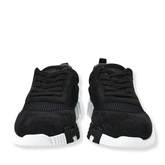 HERMÈS BOUNCING BLACK SNEAKERS
