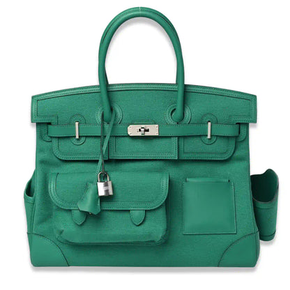 HERMÈS BIRKIN CARGO 35 VERT GOELAND SWIFT BAG