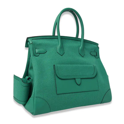 HERMÈS BIRKIN CARGO 35 VERT GOELAND SWIFT BAG