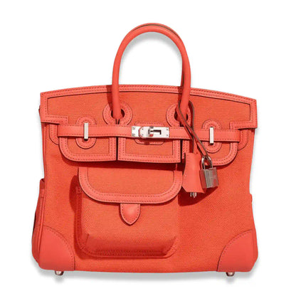 HERMÈS BIRKIN CARGO 25 ORANGE FIELD SWIFT BAG