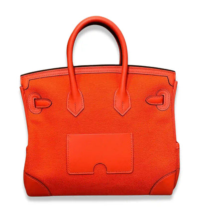 HERMÈS BIRKIN CARGO 25 ORANGE FIELD SWIFT BAG