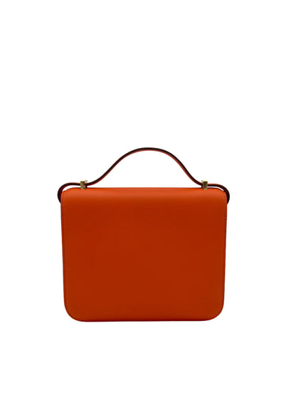 HERMÈS CONSTANCE 18 SWIFT ORANGE GOLD HARDWARE