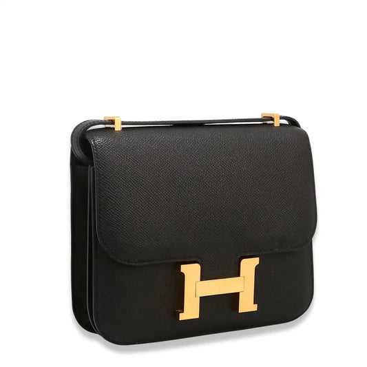 HERMÈS CONSTANCE 18 BLACK EPSOM BAG