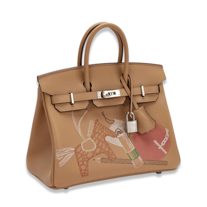 HERMÈS KELLY 25 IN & OUT BISCUIT SWIFT BAG