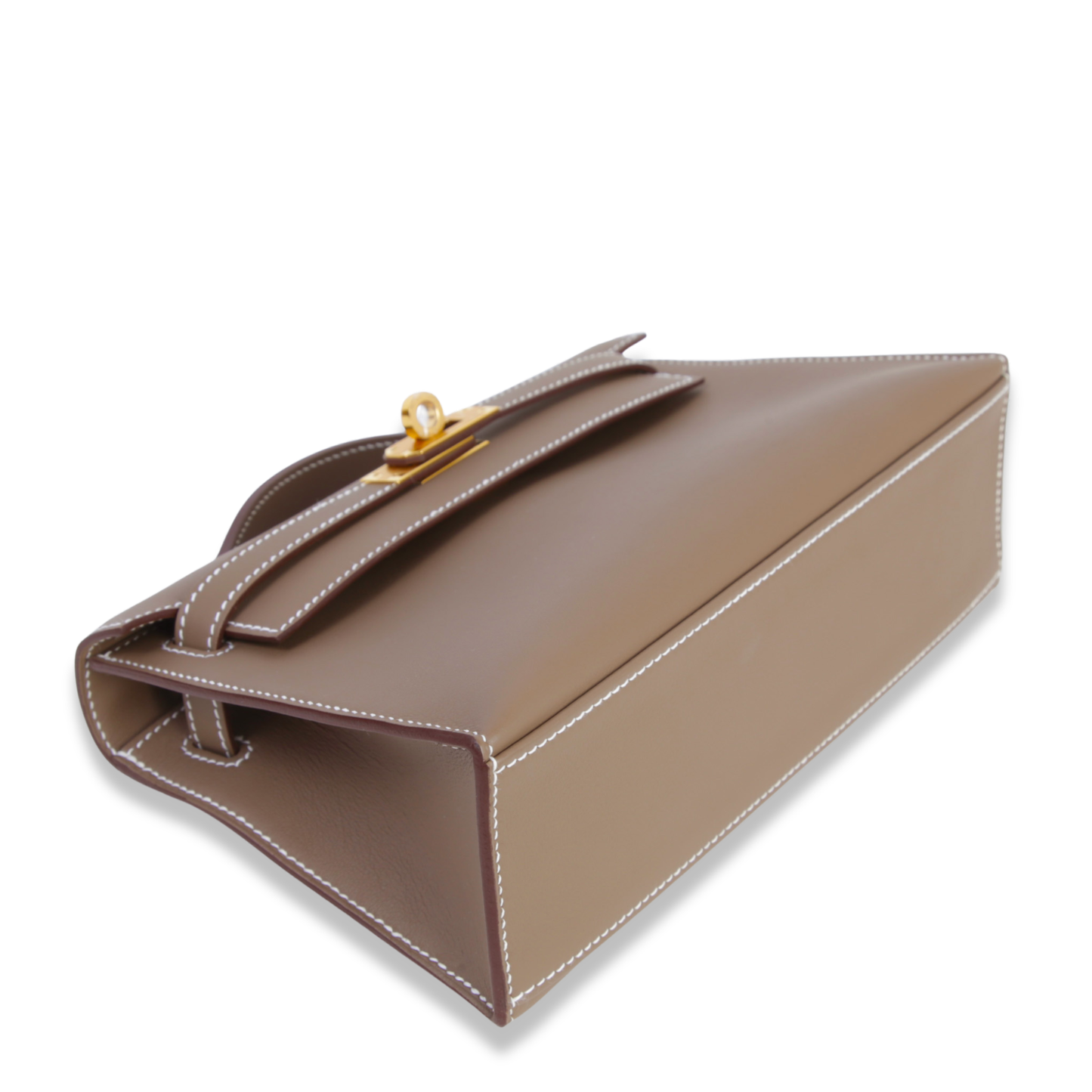 HERMÈS KELLY ETOUPE SWIFT POCHETTE BAG