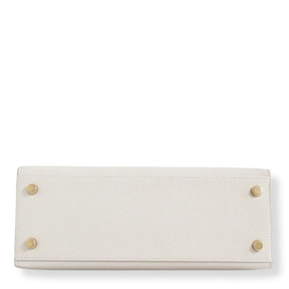 HERMÈS KELLY 25 GRIS PALE EPSOM LEATHER BAG
