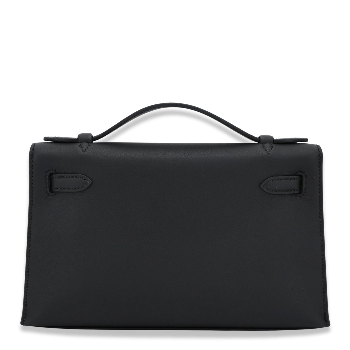 HERMÈS KELLY NOIR SWIFT POCHETTE BAG