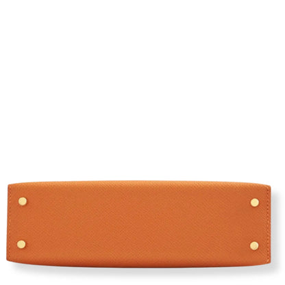 HERMÈS MINI KELLY ORANGE EPSOM LEATHER BAG