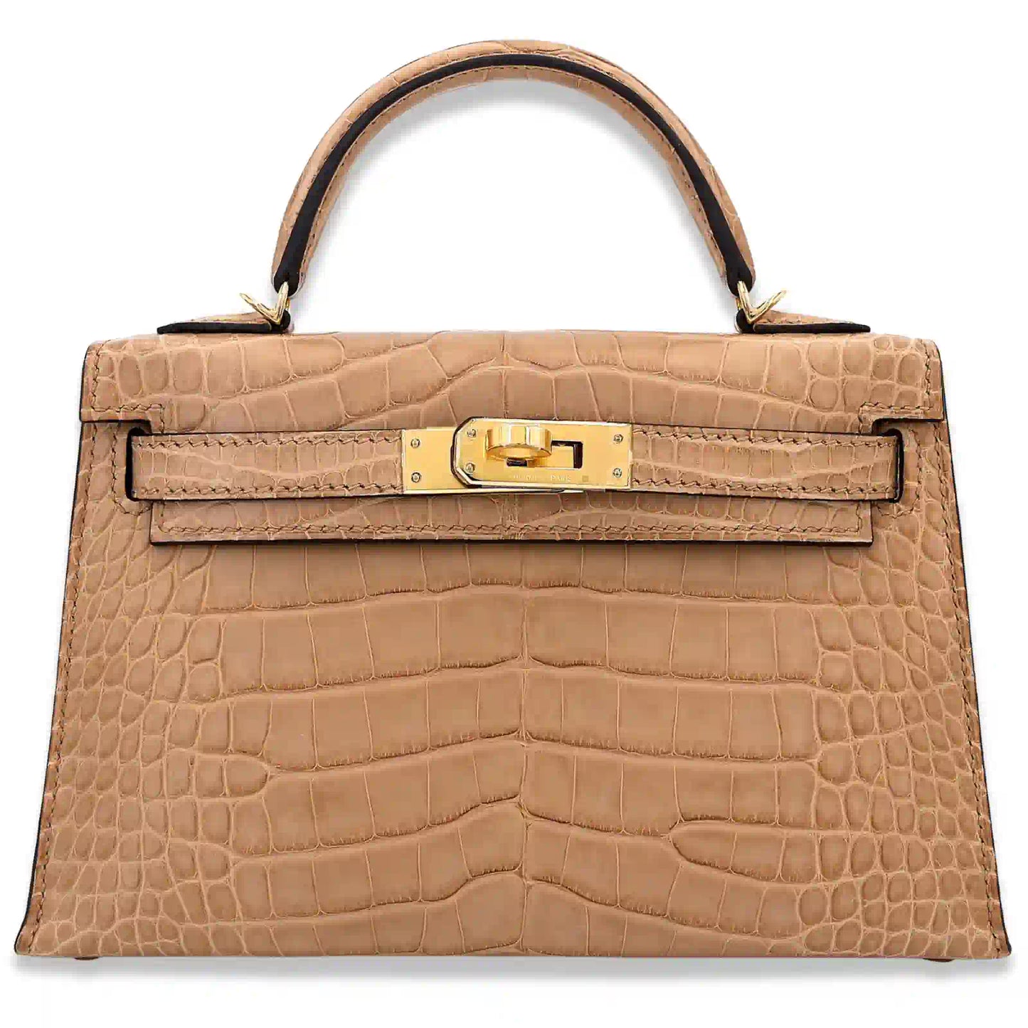HERMÈS MINI KELLY CHAI ALLIGATOR LEATHER BAG