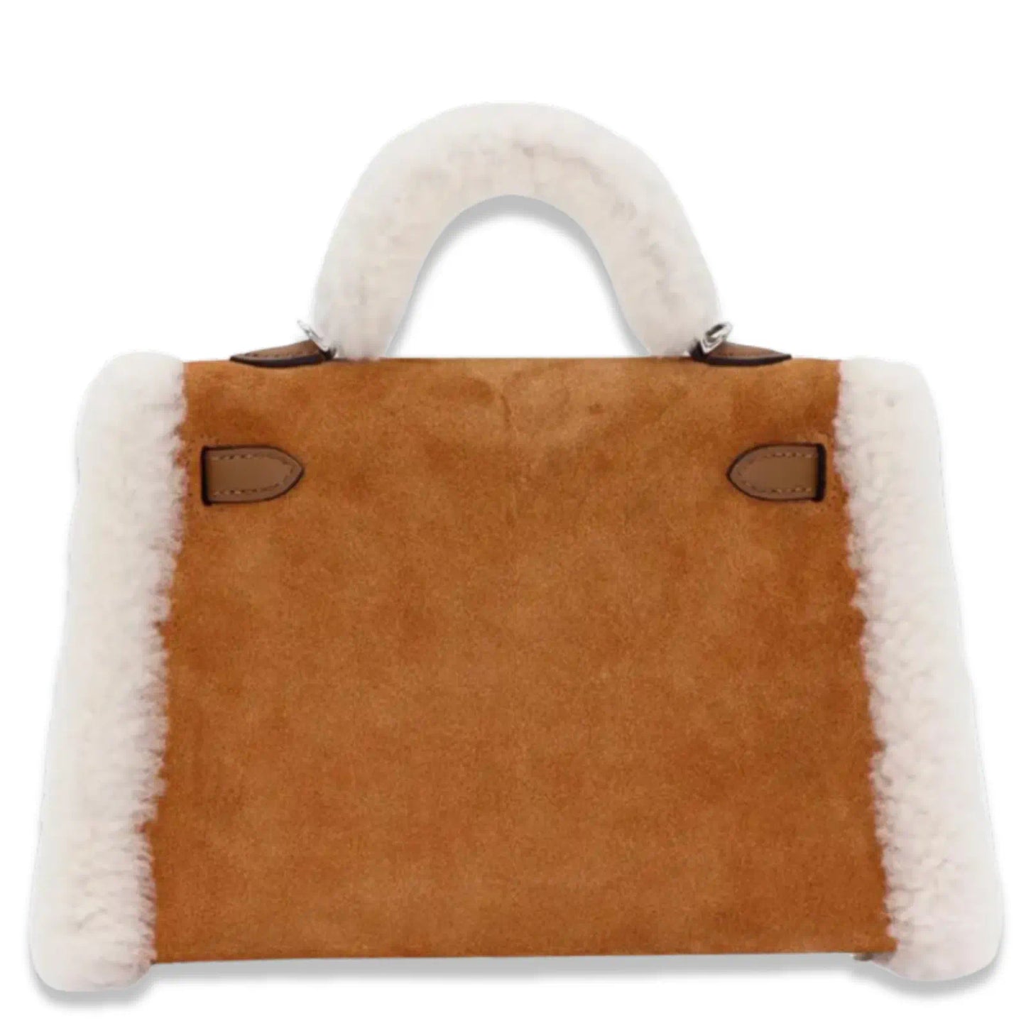 HERMÈS MINI KELLY TEDDY ECRU CALFSKIN BAG