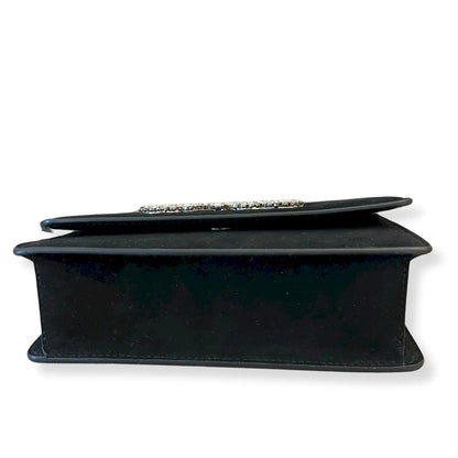 JIMMY CHOO BLACK KALINA CROSSBODY BAG