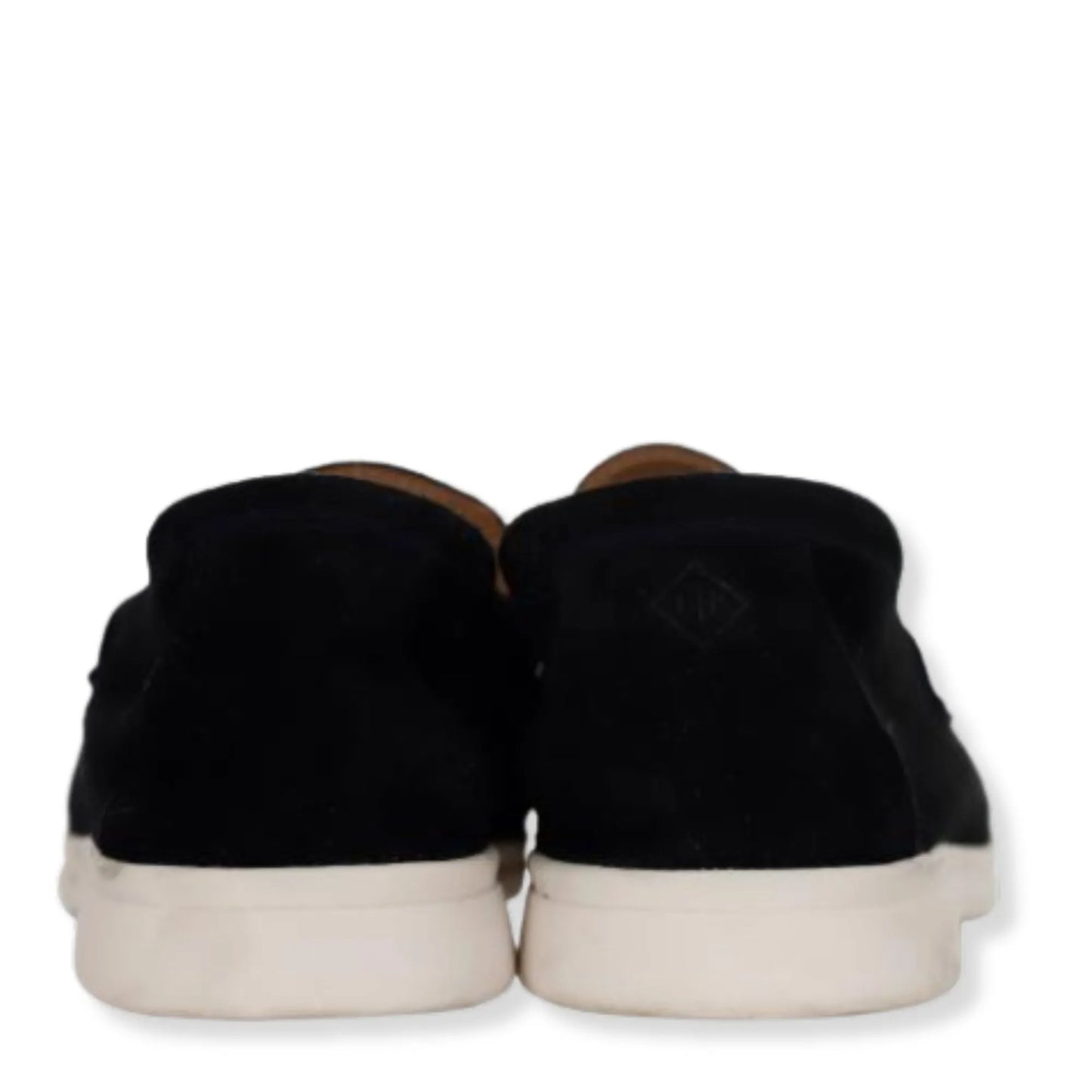 MOCASINES NEGROS CON ENCANTOS DE VERANO DE LORO PIANA