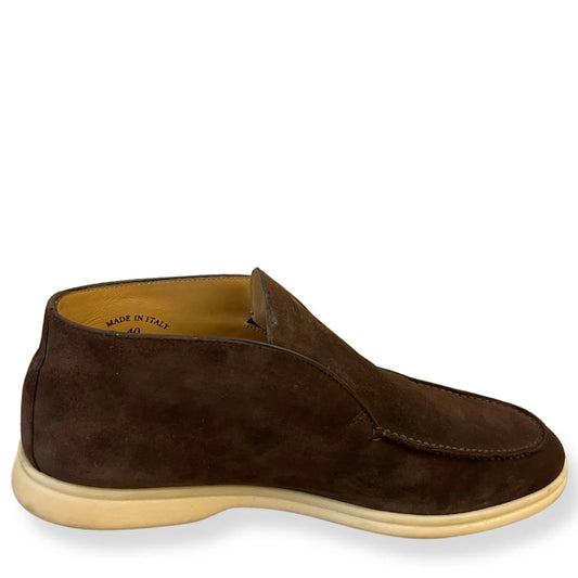 MOCASINES MARRONES DE PASEO ABIERTO LORO PIANA