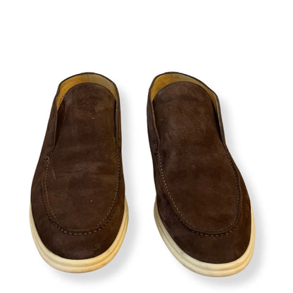 MOCASINES MARRONES DE PASEO ABIERTO LORO PIANA