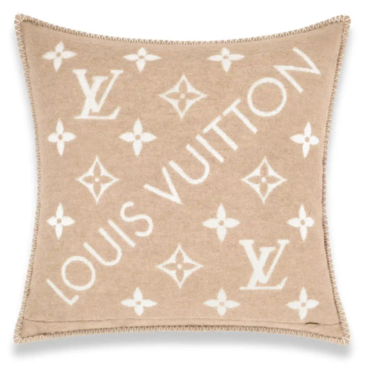 LOUIS VUITTON BEIGE NEO MONOGRAM PILLOW