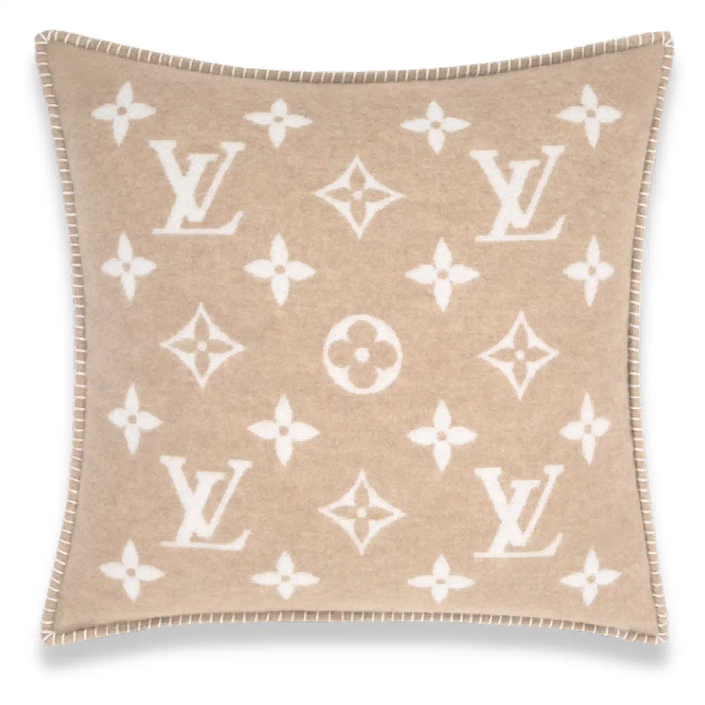 LOUIS VUITTON BEIGE NEO MONOGRAM PILLOW