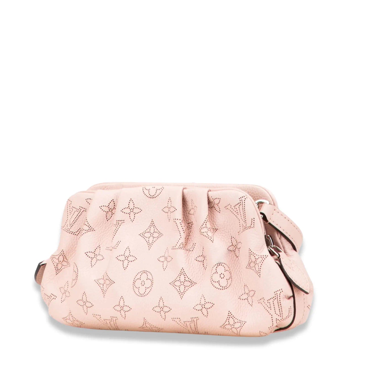 LOUIS VUITTON PINK MAHINA SCALA MINI POUCH