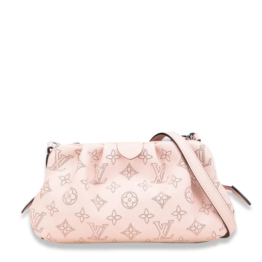 LOUIS VUITTON PINK MAHINA SCALA MINI POUCH