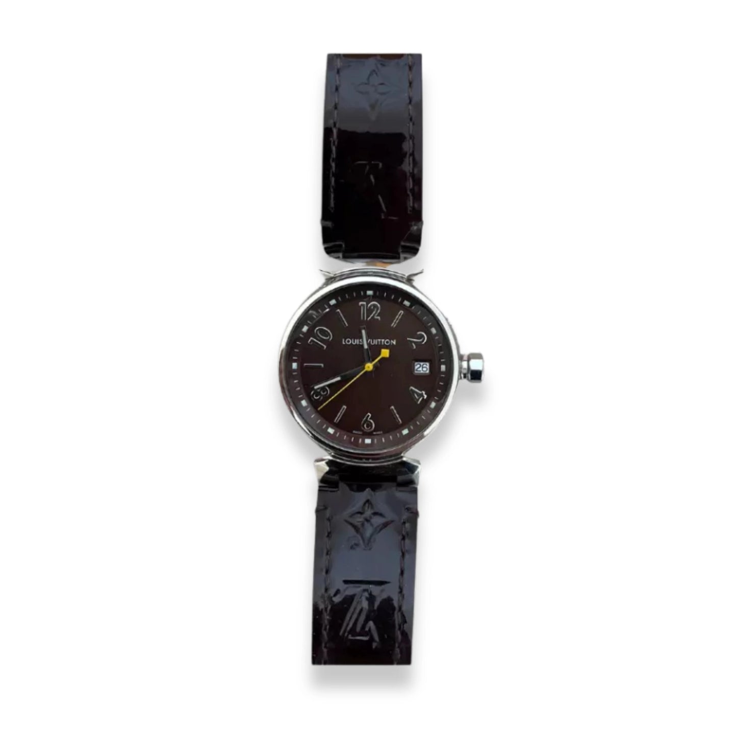 LOUIS VUITTON TAMBOUR MONOGRAM WATCH