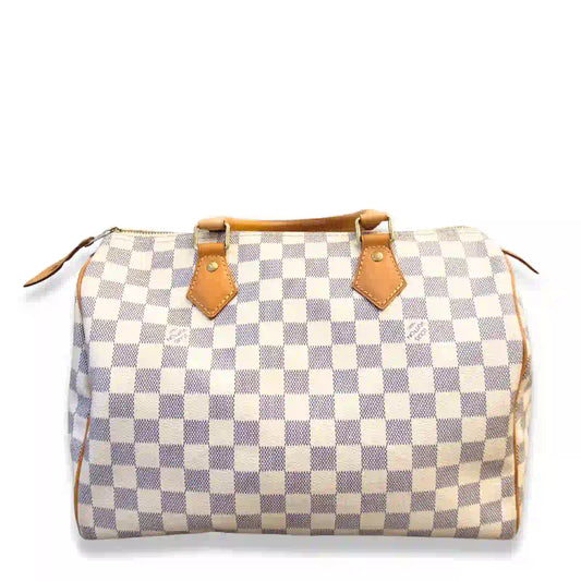 LOUIS VUITTON DAMIER AZUR SPEEDY 30 BAG