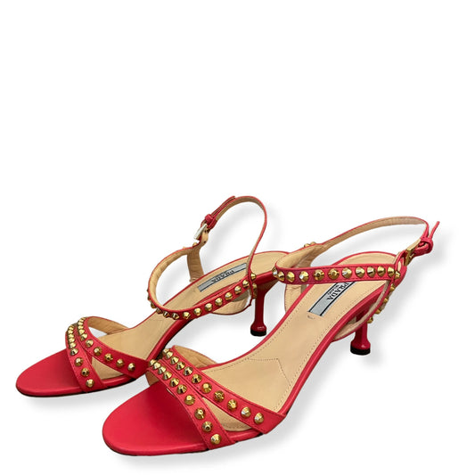 Prada PINK STUDS SANDALS