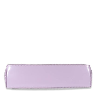 PRADA PURPLE SEQUINS LOGO TOTE BAG