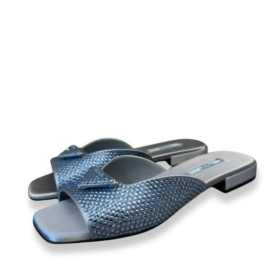 PRADA SATIN SLIDES