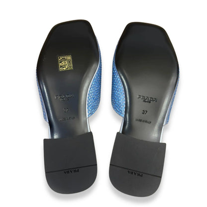 PRADA SATIN SLIDES