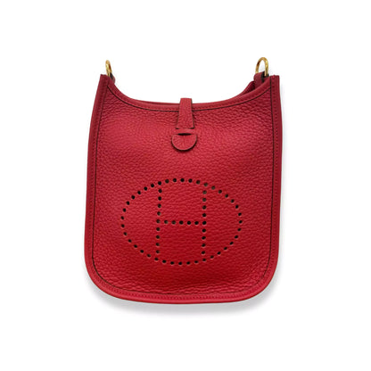 HERMÈS EVELYNE 16 VERMILLON/ROUGE BAG