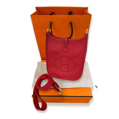 HERMÈS EVELYNE 16 VERMILLON/ROUGE BAG