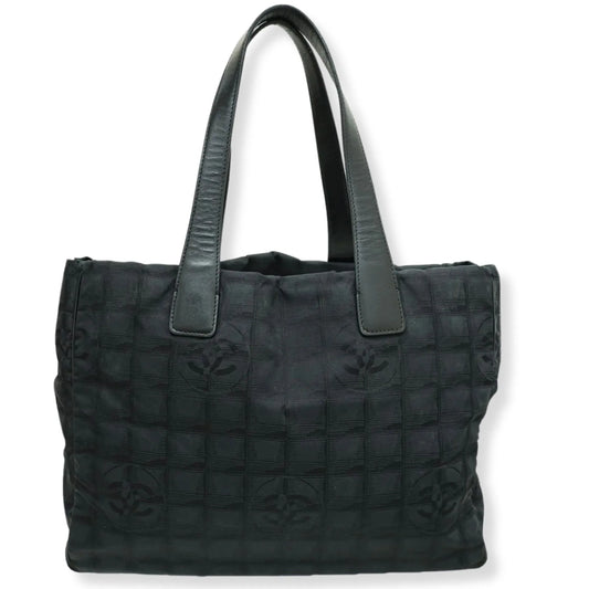 CHANEL TRAVEL TOTE BLACK BAG