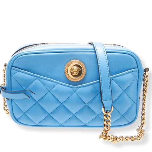 VERSACE BLUE SMALL BAG