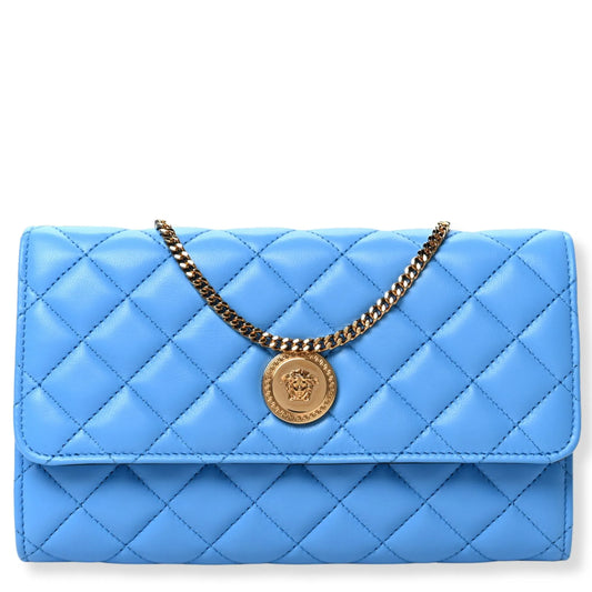 Versace BLUE WALLET ON CHAIN