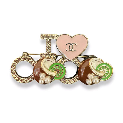 BROCHE I LOVE COCO DE PERLAS DE CHANEL