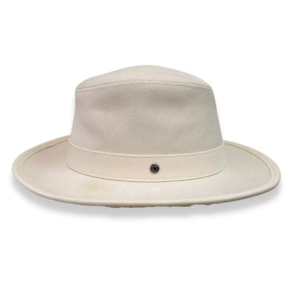 SOMBRERO DE LONA BLANCA DE HERMÈS