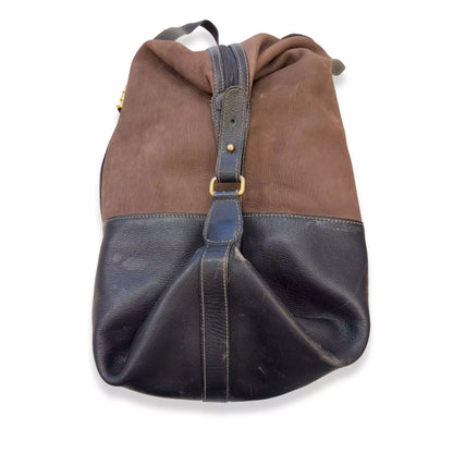 LOEWE BROWN LEATHER VINTAGE TRAVEL BAG
