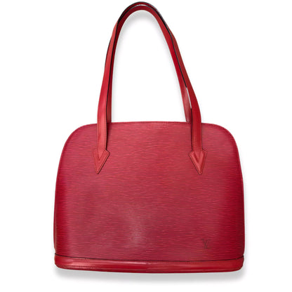 BOLSO VINTAGE ALMA DE PIEL ROJA DE LOUIS VUITTON
