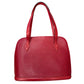 LOUIS VUITTON RED LEATHER ALMA VINTAGE BAG