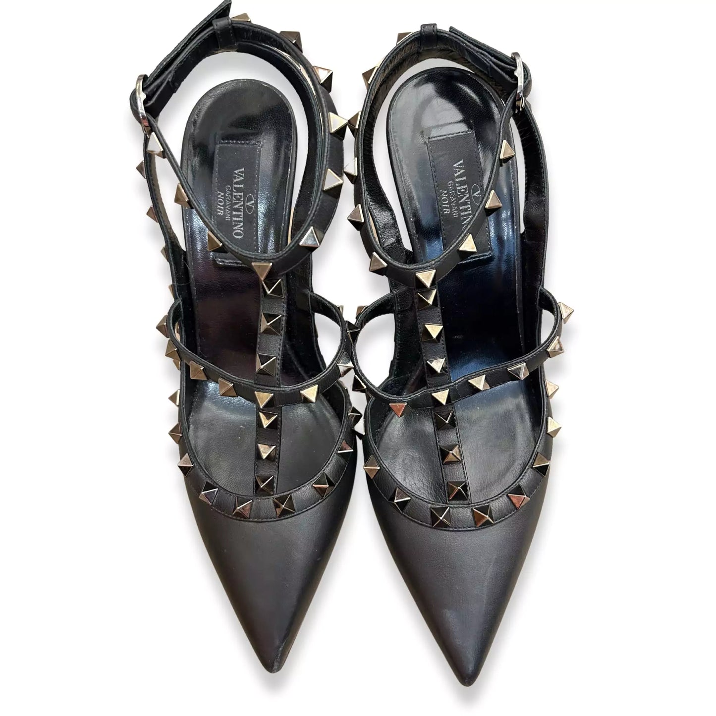 VALENTINO ROCKSTUD STILETTOS BLACK