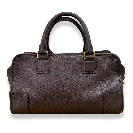 LOEWE AMAZONA BROWN LEATHER BAG