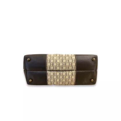 CAROLINA HERRERA CH MONOGRAM CANVAS TOTE BAG