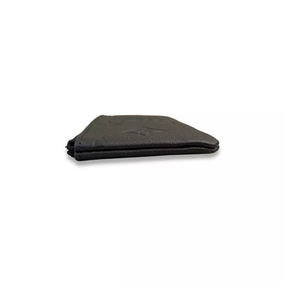 BILLETERA MONEDERO LLAVERO DE CUERO NEGRO LOUIS VUITTON