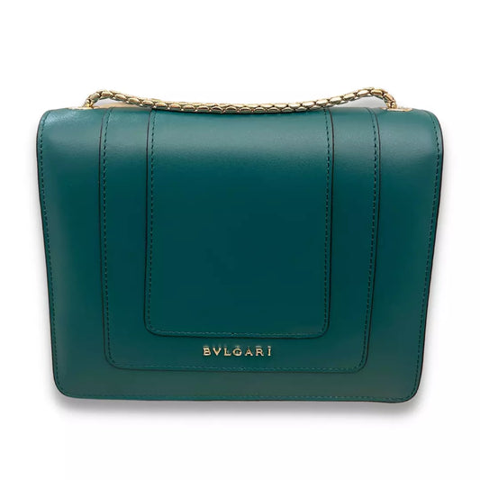 BOLSO BVLGARI SERPENTI FOREVER DE PIEL VERDE