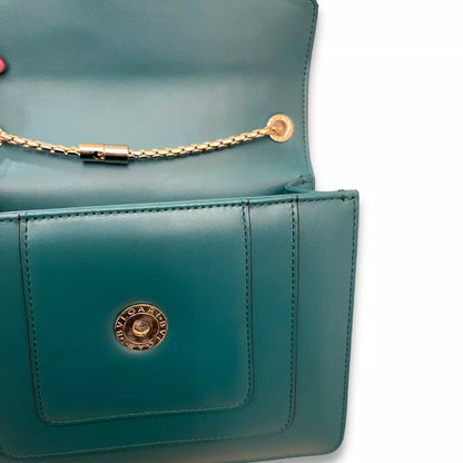 BOLSO BVLGARI SERPENTI FOREVER DE PIEL VERDE