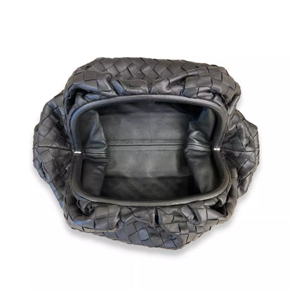 BOLSO BOTTEGA VENETA DE PIEL DE CORDERO NEGRO PARA ADOLESCENTES